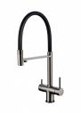 Смеситель для кухни Grocenberg GB4099 с гибким изливом Графит Смеситель для кухни Grocenberg GB4099 с гибким изливом Графит