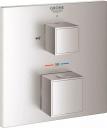 Термостат Grohe Grohtherm Cube 24155DC0 для ванны с душем, суперсталь Термостат Grohe Grohtherm Cube 24155DC0 для ванны с душем, суперсталь