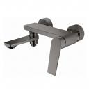 Смеситель для ванны HAIBA HB60533-3, короткий излив, латунь, оружейная сталь Смеситель для ванны HAIBA HB60533-3, короткий излив, латунь, оружейная сталь