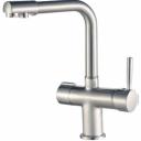 Смеситель для кухонной мойки Haiba HB70088-5 с возможностью подключения фильтра нержавеющая сталь Смеситель для кухонной мойки Haiba HB70088-5 с возможностью подключения фильтра нержавеющая сталь