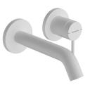 HG Tecturis S Смеситель для раковины однорычажный для скрытого монтажа настенный с изливом 16,5 см, матовый белый HG Tecturis S Смеситель для раковины однорычажный для скрытого монтажа настенный с изливом 16,5 см, матовый белый