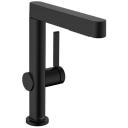 Смеситель для раковины Hansgrohe Finoris с донным клапаном черный матовый 76063670 Смеситель для раковины Hansgrohe Finoris с донным клапаном черный матовый 76063670