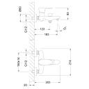 Смеситель для ванны LEMARK Nero (LM0214C) с душевым набором Смеситель для ванны LEMARK Nero (LM0214C) с душевым набором