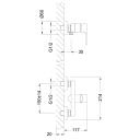 Смеситель для душа LEMARK Aura (LM0603C) с душевым набором Смеситель для душа LEMARK Aura (LM0603C) с душевым набором