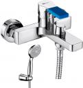 Смеситель для ванны Lemark Aura LM0614C хром, синий Смеситель для ванны Lemark Aura LM0614C хром, синий