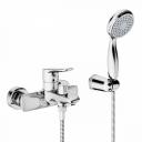 Смеситель Lemark Selena LM0812C для ванны, с коротким изливом, дивертор с кер. пласт., хром Смеситель Lemark Selena LM0812C для ванны, с коротким изливом, дивертор с кер. пласт., хром