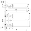 Смеситель для ванны LEMARK серия Spirit LM1951C Смеситель для ванны LEMARK серия Spirit LM1951C