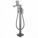 Смеситель Lemark Bronx LM3744GM для ванны напольный, графит Смеситель Lemark Bronx LM3744GM для ванны напольный, графит