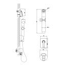 Смеситель встраиваемый LEMARK Bellario (LM6819C), с гигиеническим душем Смеситель встраиваемый LEMARK Bellario (LM6819C), с гигиеническим душем