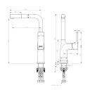 Смеситель для кухни LEMARK Ursus (LM7205BL), черный Смеситель для кухни LEMARK Ursus (LM7205BL), черный
