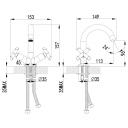 Смеситель для раковины LEMARK Practica LM7507C Смеситель для раковины LEMARK Practica LM7507C