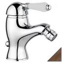 Смеситель для биде Nicolazzi Classico 3403DB76 состаренная бронза, ручка белая керамика Смеситель для биде Nicolazzi Classico 3403DB76 состаренная бронза, ручка белая керамика