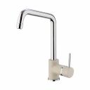 Смеситель для кухни Paini Cox высокий, поворотный излив, бежевый матовый 23511 Смеситель для кухни Paini Cox высокий, поворотный излив, бежевый матовый 23511