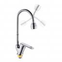 Смеситель для кухни с гибким изливом Potato (Потато) Хром (P58201) Смеситель для кухни с гибким изливом Potato (Потато) Хром (P58201)