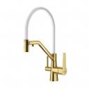Смеситель для кухни с подключением фильтра Raglo R80.62.03, золотой сатин Смеситель для кухни с подключением фильтра Raglo R80.62.03, золотой сатин