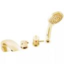 Смеситель на борт ванны термостатический Rav Slezak Dunaj золото Смеситель на борт ванны термостатический Rav Slezak Dunaj золото