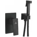 Гигиенический душ со смесителем Rose R10H, черный (R1005H) Гигиенический душ со смесителем Rose R10H, черный (R1005H)