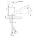 Смеситель для кухни ROSSINKA Silvermix Серия D (D40-23) Смеситель для кухни ROSSINKA Silvermix Серия D (D40-23)