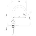 Смеситель для кухни ROSSINKA Silvermix (RS41-72U) Смеситель для кухни ROSSINKA Silvermix (RS41-72U)