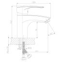 Смеситель раковины ROSSINKA Silvermix (T40-15) с гигиеническим душем Смеситель раковины ROSSINKA Silvermix (T40-15) с гигиеническим душем