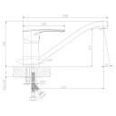 Смеситель для кухни ROSSINKA Silvermix Серия T (T40-21) Смеситель для кухни ROSSINKA Silvermix Серия T (T40-21)