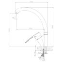 Смеситель для кухни ROSSINKA Silvermix Серия T (T40-23) Смеситель для кухни ROSSINKA Silvermix Серия T (T40-23)