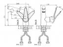 Смеситель для раковины RUSH Jawa (JA0735-12) с вытяжной лейкой Смеситель для раковины RUSH Jawa (JA0735-12) с вытяжной лейкой