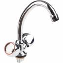 Смеситель stOmega Омега мах. Титан елочка 1/2", керамика, крепление под гайку/20 3310-4 Смеситель stOmega Омега мах. Титан елочка 1/2", керамика, крепление под гайку/20 3310-4