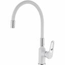 Смеситель для кухни Savol (Савол) (S-600606AW) хром,белый Смеситель для кухни Savol (Савол) (S-600606AW) хром,белый