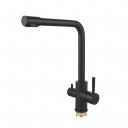 Смеситель для кухни с подключением фильтра Shevanik S868H, черный Смеситель для кухни с подключением фильтра Shevanik S868H, черный