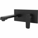Настенный смеситель для раковины TESKA Quarsar Pro, черный E5108 Настенный смеситель для раковины TESKA Quarsar Pro, черный E5108