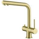 Смеситель для кухни с подключением фильтра Timo Saona 2396/17F золото матовое Смеситель для кухни с подключением фильтра Timo Saona 2396/17F золото матовое