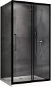 Душевой уголок Abber Schwarzer Diamant 140х100 AG30140BH-S100B черный, стекло прозрачное Душевой уголок Abber Schwarzer Diamant 140х100 AG30140BH-S100B черный, стекло прозрачное