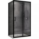 Душевой уголок Abber Schwarzer Diamant AG30160BH-S100B-S100B 160x100, профиль черный, стекло прозрачное Душевой уголок Abber Schwarzer Diamant AG30160BH-S100B-S100B 160x100, профиль черный, стекло прозрачное