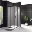 Душевой уголок BelBagno UNO-195-A-2-90-P-NERO Душевой уголок BelBagno UNO-195-A-2-90-P-NERO