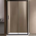 Душевой уголок Vincea Garda 140х80 черный стекло прозрачное Душевой уголок Vincea Garda 140х80 черный стекло прозрачное