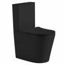 Унитаз компакт Abber Bequem AC1112TMB черный матовый Унитаз компакт Abber Bequem AC1112TMB черный матовый