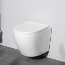 Унитаз подвесной AM.PM Like C801900SC AquaSpin с микролифтом, глянцевый белый Унитаз подвесной AM.PM Like C801900SC AquaSpin с микролифтом, глянцевый белый