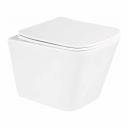 Подвесной безободковый унитаз BelBagno DUE BB3103CHR/SC Подвесной безободковый унитаз BelBagno DUE BB3103CHR/SC