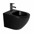 Подвесное биде Abber Bequem AC1150MB черное матовое Подвесное биде Abber Bequem AC1150MB черное матовое