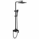 Душевая стойка ABBER Wasserfall AF8616B с изливом, черная матовая Душевая стойка ABBER Wasserfall AF8616B с изливом, черная матовая
