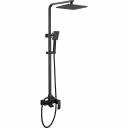Душевая стойка Abber Wasserfall AF8616B черная матовая Душевая стойка Abber Wasserfall AF8616B черная матовая