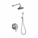 Встраиваемый душевой комплект Bronze de Luxe TIFFANY A800/9143-2, хром Встраиваемый душевой комплект Bronze de Luxe TIFFANY A800/9143-2, хром