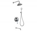 Встраиваемый душевой комплект Bronze de Luxe YASMINA NT800/B03, хром Встраиваемый душевой комплект Bronze de Luxe YASMINA NT800/B03, хром