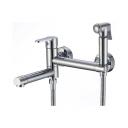 Гигиенический душ со смесителем и изливом D-Lin D181202, хром Гигиенический душ со смесителем и изливом D-Lin D181202, хром