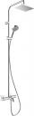 Душевая стойка Hansgrohe Vernis Shape 26284000 Showerpipe 230 1jet с термостатом, хром Душевая стойка Hansgrohe Vernis Shape 26284000 Showerpipe 230 1jet с термостатом, хром