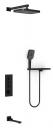 Душевой комплект Vincea с термостатом черный матовый Душевой комплект Vincea с термостатом черный матовый