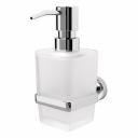Дозатор для мыла WasserKraft Mosel с держателем стекло матовый/металл хром (K-46699) Дозатор для мыла WasserKraft Mosel с держателем стекло матовый/металл хром (K-46699)