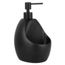 дозатор для жидкого мыла WASSERKRAFT 8099BLACK 400мл с емкостью для губки полирезин черный дозатор для жидкого мыла WASSERKRAFT 8099BLACK 400мл с емкостью для губки полирезин черный