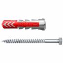 Дюбель универсальный Fischer DuoPower 12x60 мм нейлон с шурупом (10 шт.) Дюбель универсальный Fischer DuoPower 12x60 мм нейлон с шурупом (10 шт.)